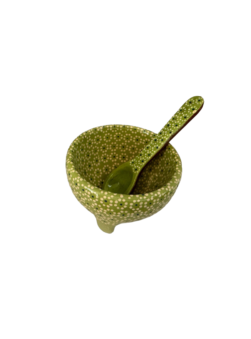 Salsera Molcajete Artesanal - Verde Limon