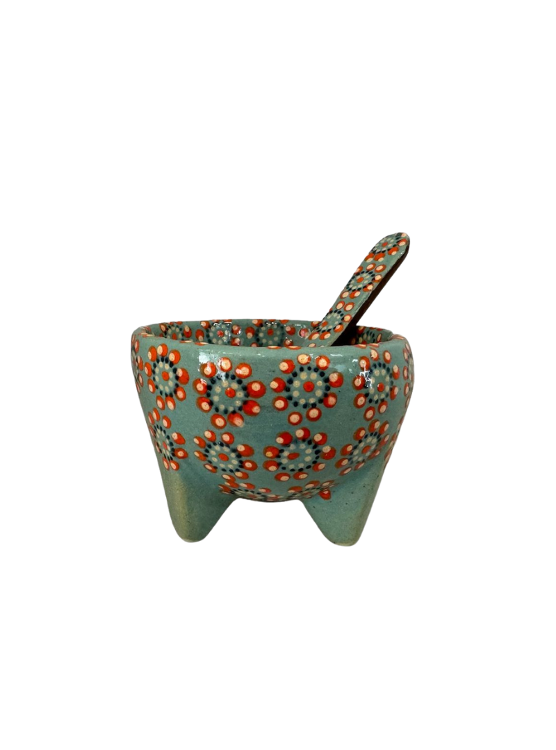 Salsera Molcajete Artesanal - Verde Paz