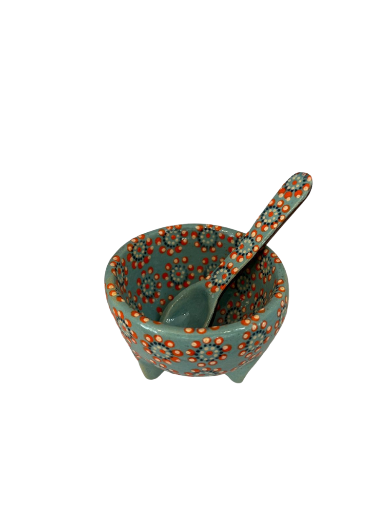 Salsera Molcajete Artesanal - Verde Paz